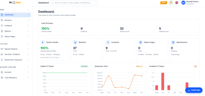 PA Alert — Agentic AI alerting tool
